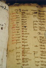 Blick auf die Seiten mit Konj. lateinischer Verben